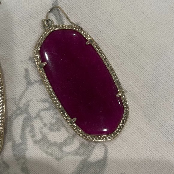 Kendra Scott Purple Earrings - Picture 2 of 2